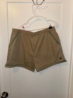 Khaki swim shorts Southern Proper